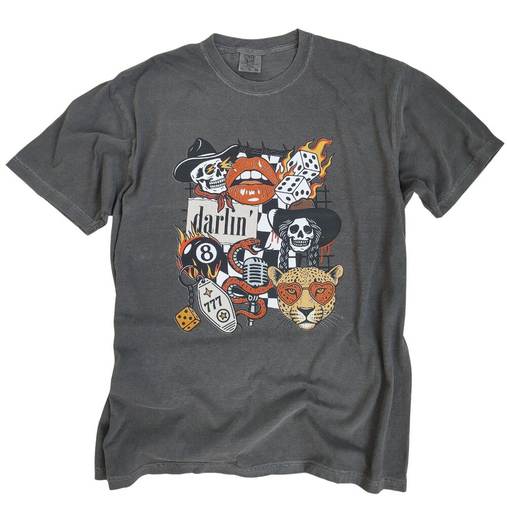 NWT Western Tattoo Darlin' T-shirt - Picture 3 of 13